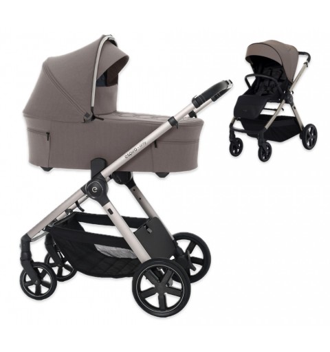 Espiro Only - wózek wielofunkcyjny, zestaw 2w1 z opcją 3w1, 4w1 | 508 Nude Brown